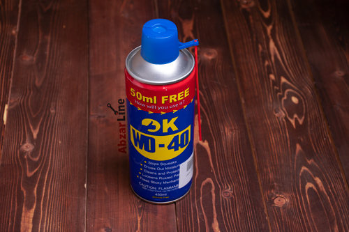 اسپری روان کننده WD-40 معمولی حجم 450 ميلی لیتر